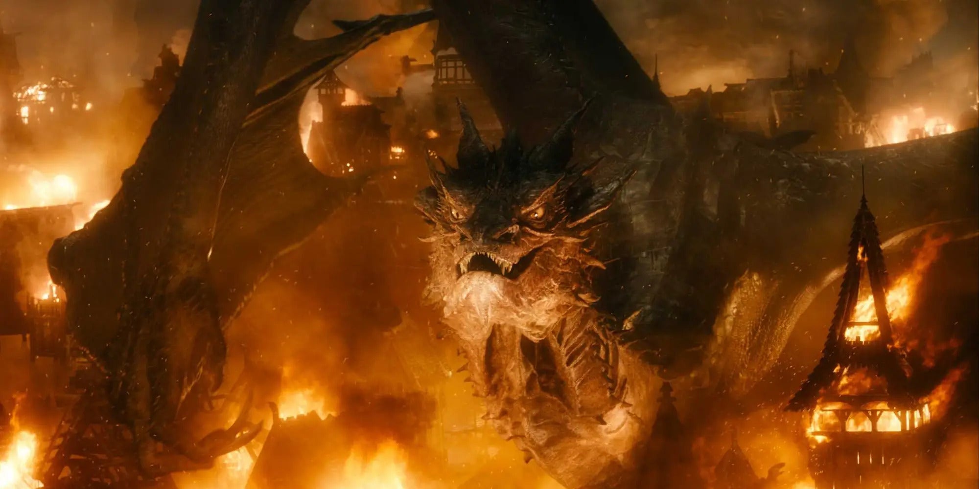 Smaug dragon in 'The Hobbit' film