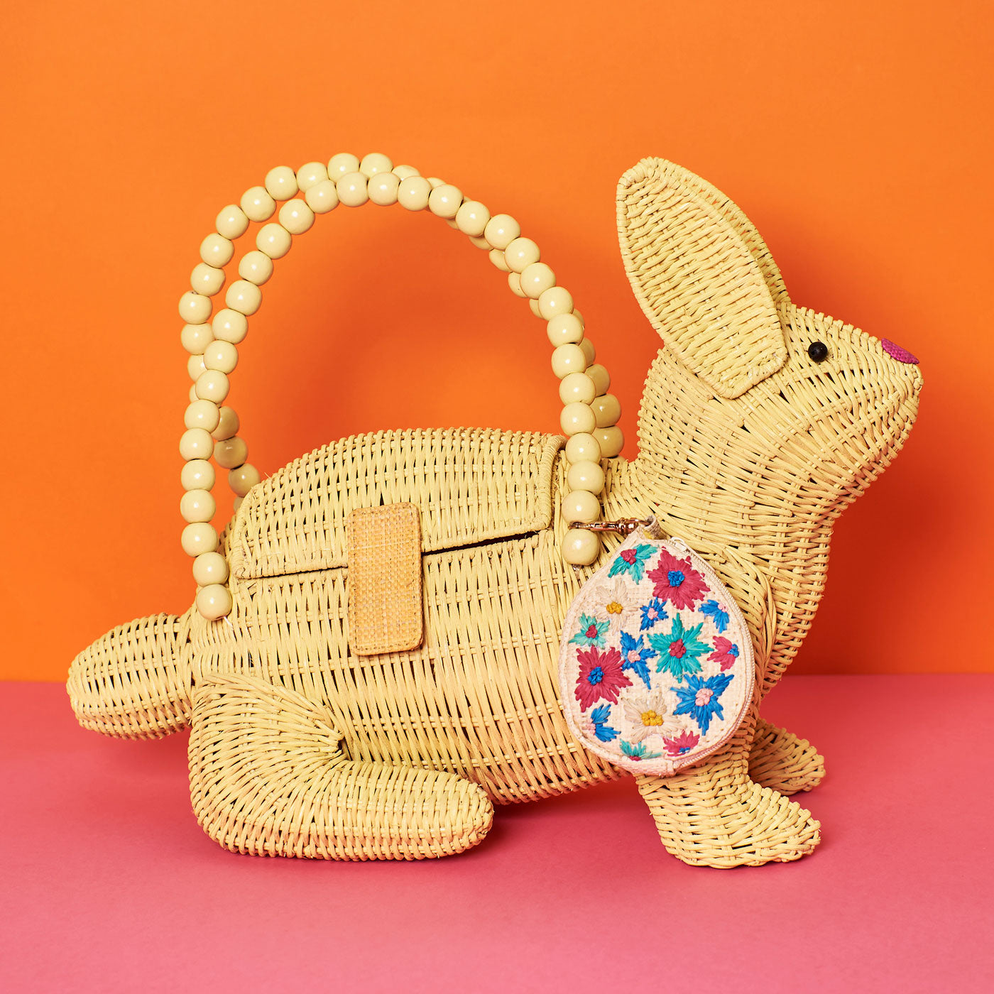 Wicker Darling's Easter the rabbit purse 