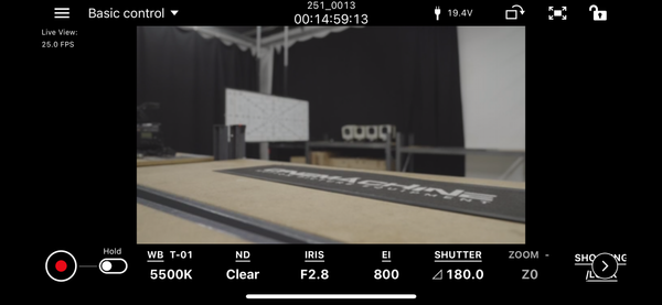 Wireless Control of Sony Cameras through the Monitor & Control App