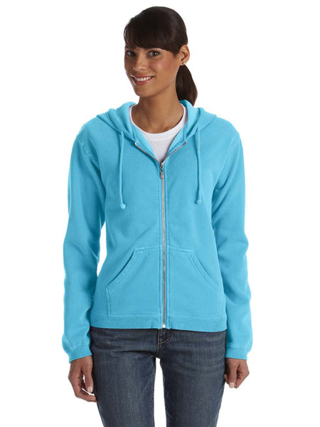 Comfort Colors Ladies Garment-Dyed Full-Zip Hoodie – CheapesTees