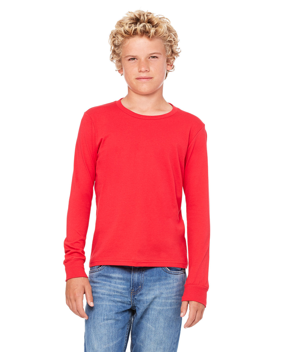 red cotton t shirt