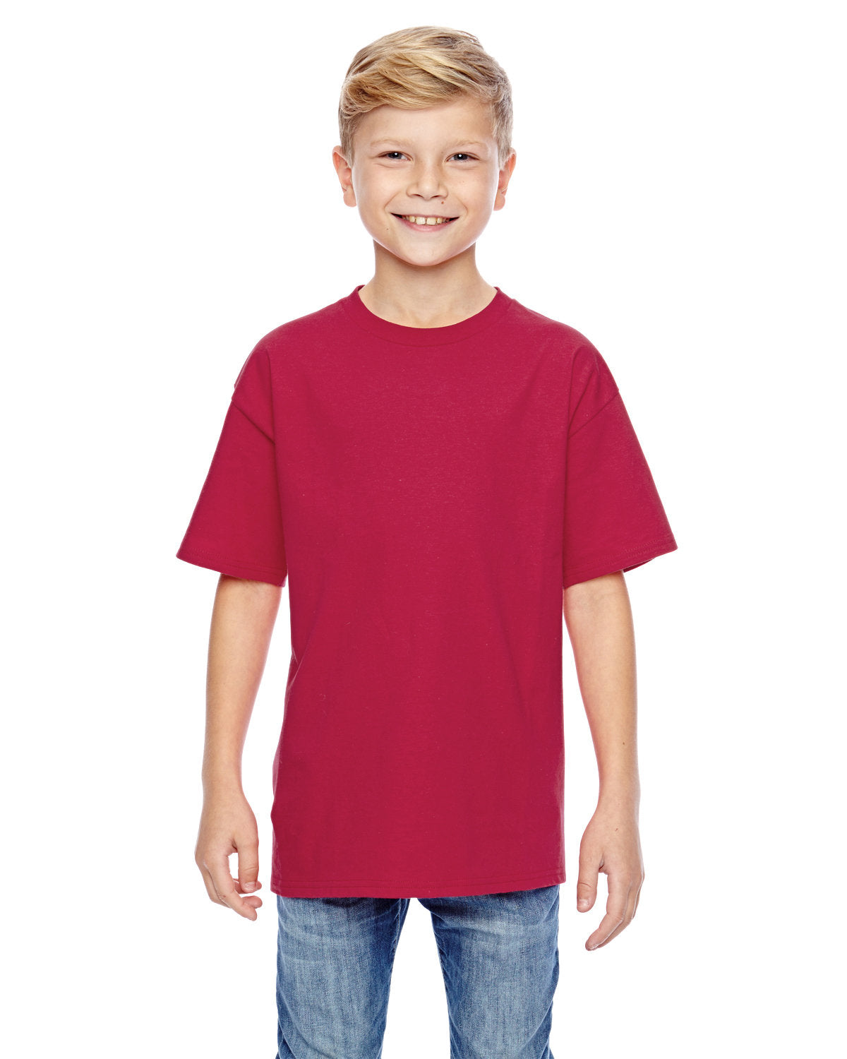 red cotton t shirt