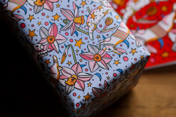spring wrapping paper