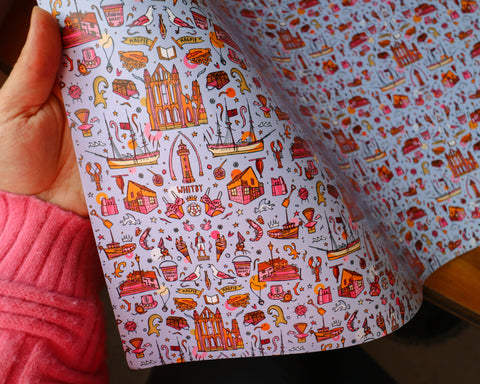 whitby wrapping paper