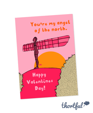 valentines card geordie