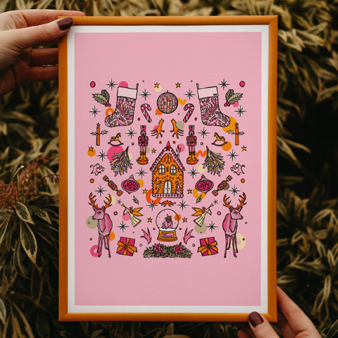 christmas art print