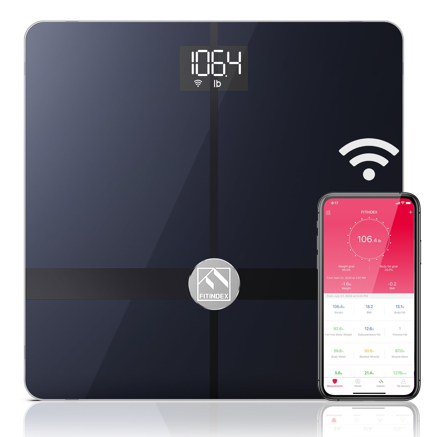 FITINDEX FT-26BB-B Body Weight Smart Scale User Manual