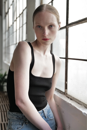 Le Superbe Snatched Square Tank - Black - Quattro Tizi