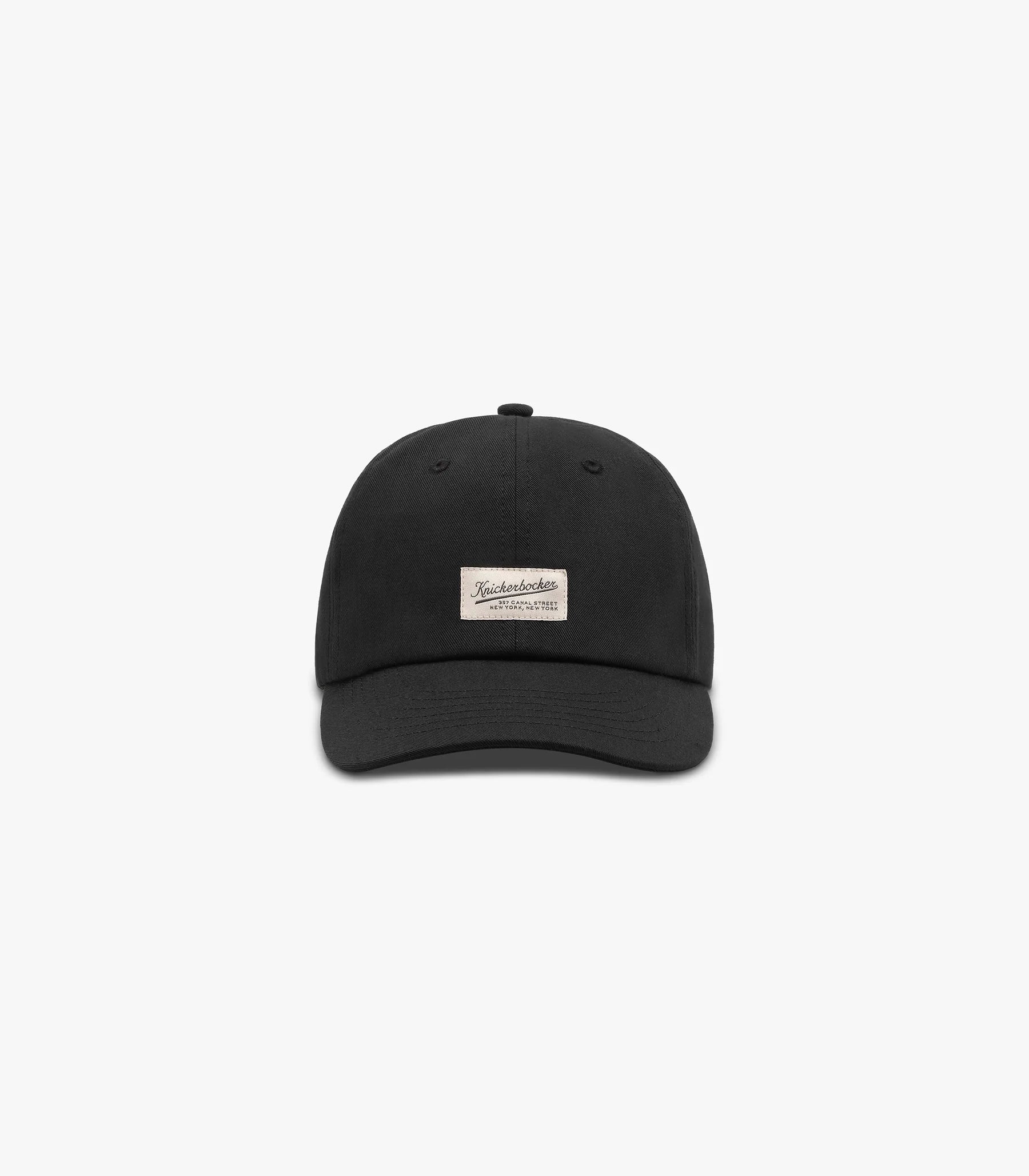 Knickerbocker Flagship Twill Cap - Black