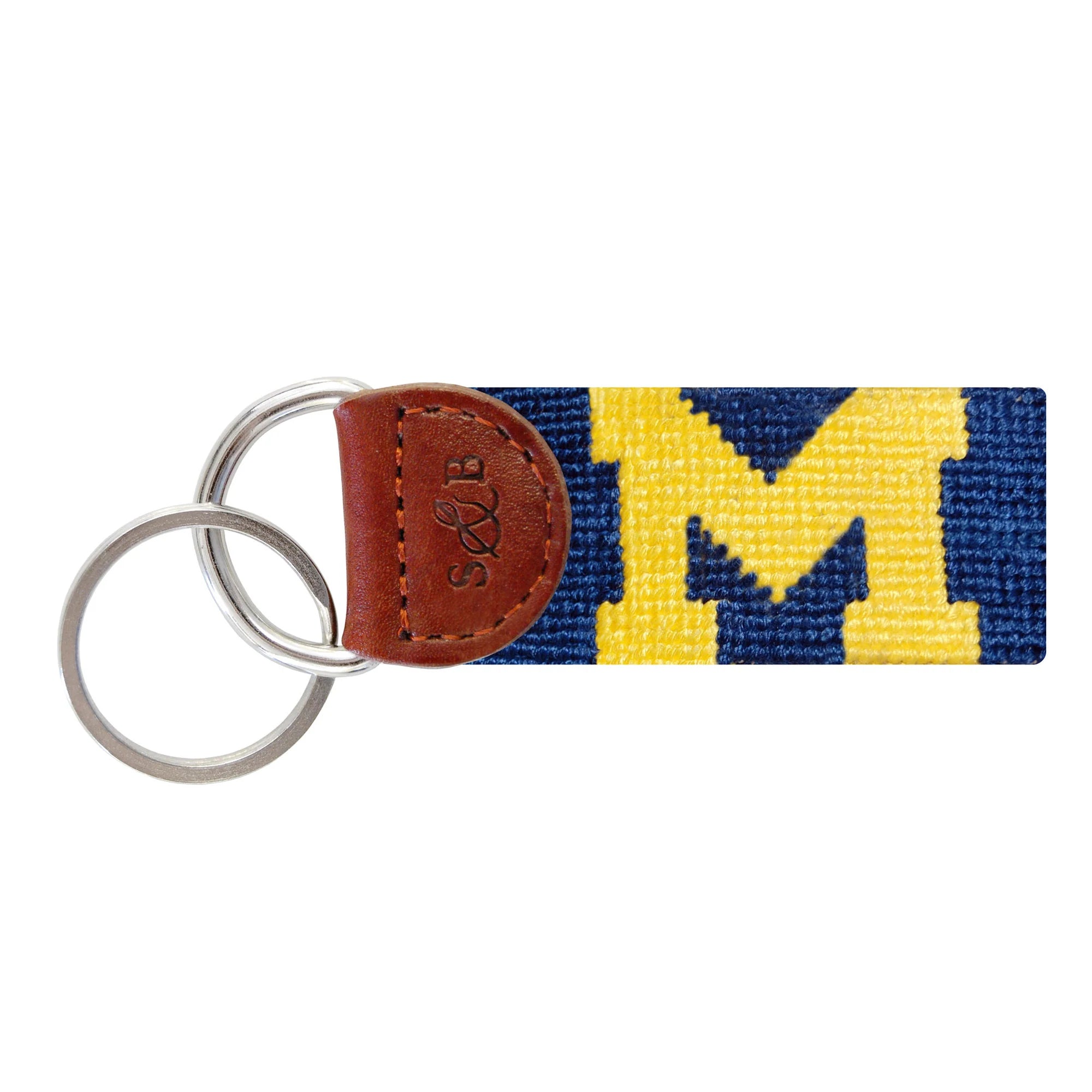 Smathers & Branson Michigan Key Fob (Dark Navy)