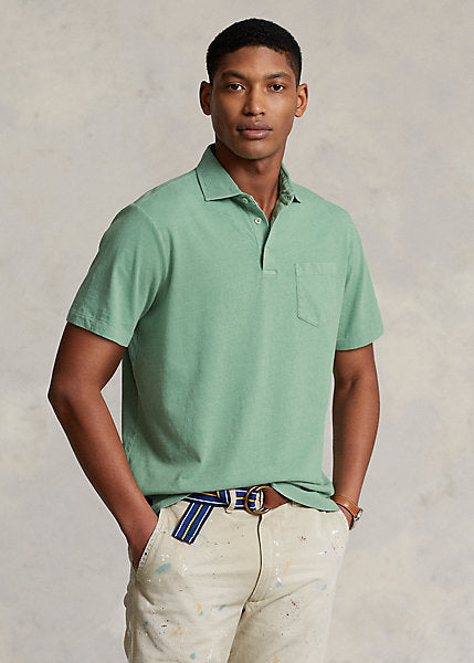 Polo Ralph Lauren Classic Fit Cotton-Linen Polo Shirt - Faded Mint –  Quattro Tizi