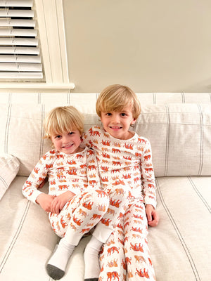 Saltwater Swaddles Easy Tiger Pajamas - Southern Heirs Kids