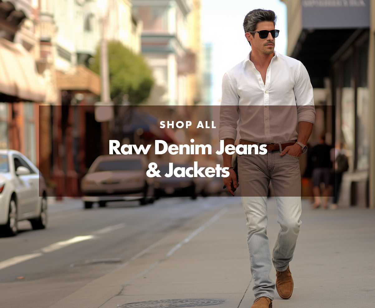 Shop All Raw Denim Jeans and Jackets