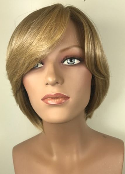Style 187 S Classic Bob Cut Synthetic Wig With Hand Tied Mono