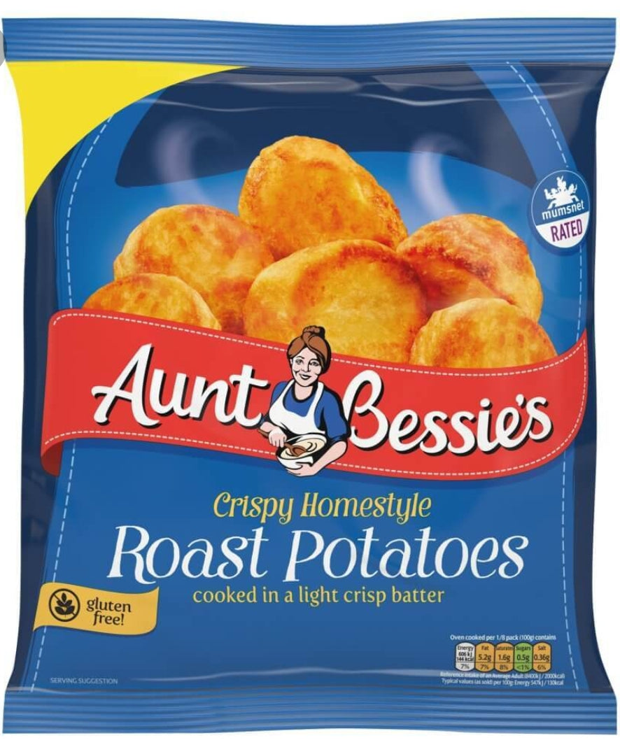 Aunt Bessies Roast Potatoes Ship Weight)