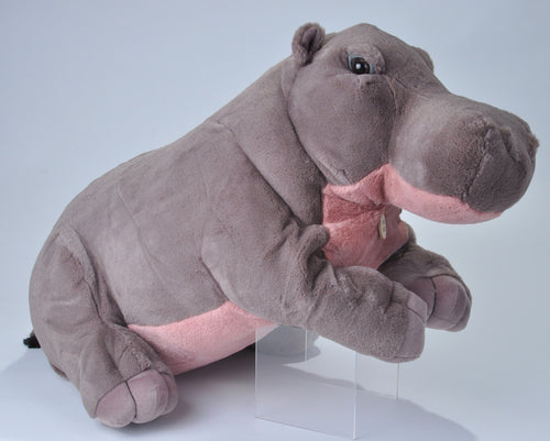 giant plush hippo