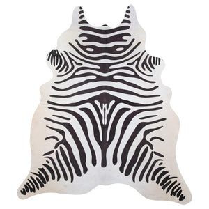 Spot Zebra Print Cowhide Rug Lux Hide