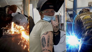 Still Building America Health care worker turned metal fabricator