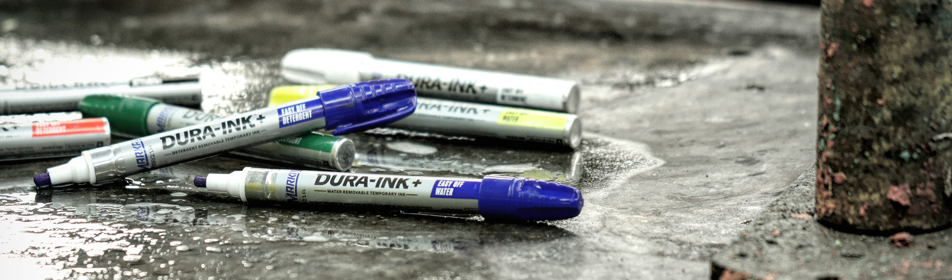 DURA-INK+ Easy Off Water Removable Ink Marker –
