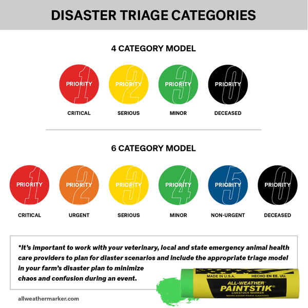 Example mci categorization models. Emergency responders should be consulted with when creating your emergency action plan.