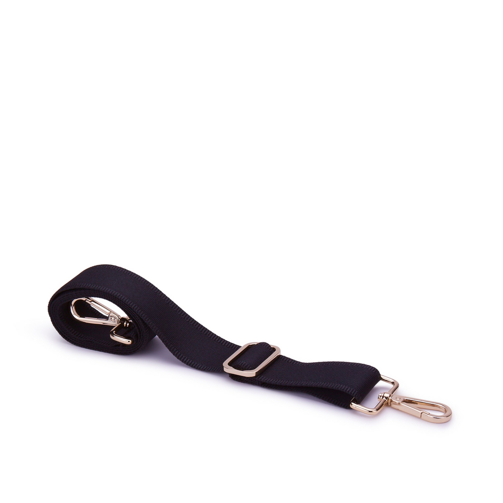 Logo Bag Strap - Black/Black