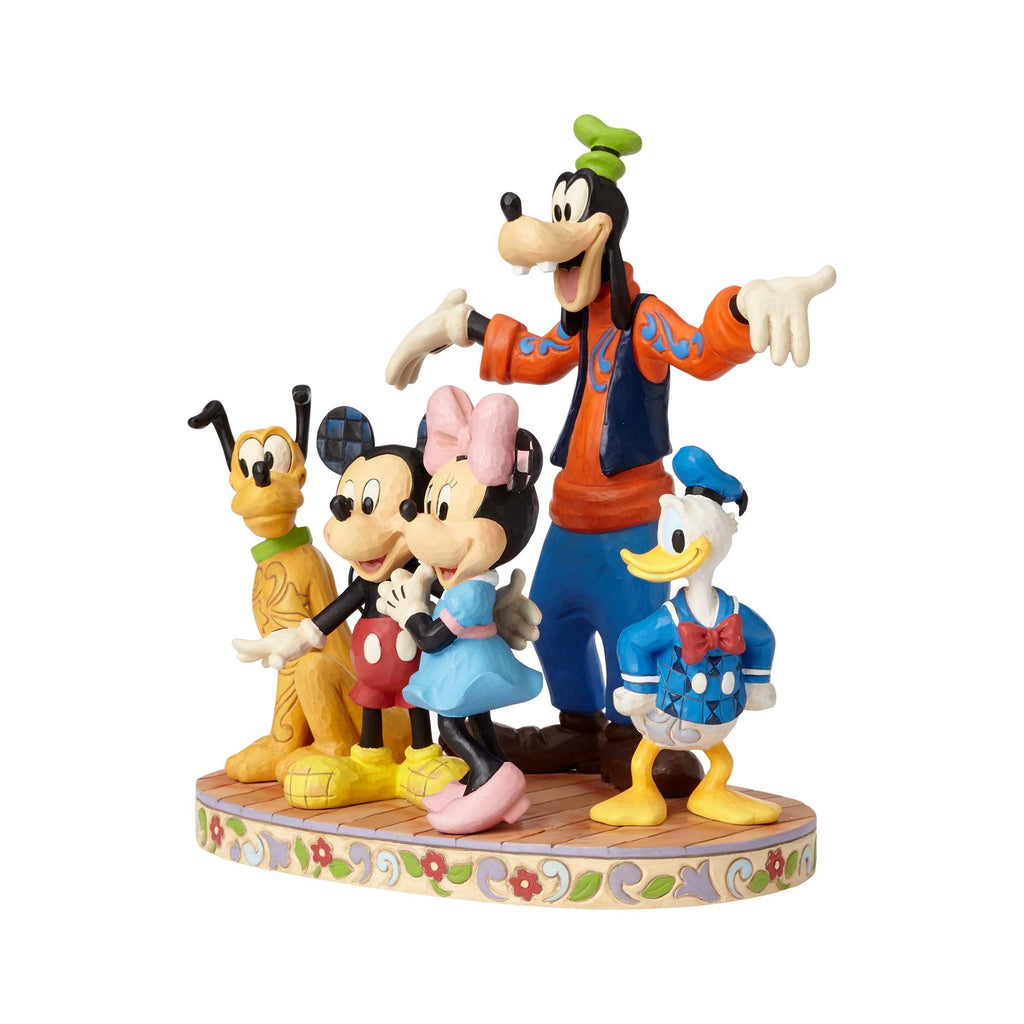 Mickey Minnie Goofy Donald Duck Pluto Disney Traditions Figurine Gifts From Neverland