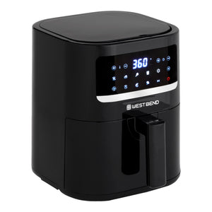 West Bend XL Digital Air Fryer Oven with 10 Presets and 6 Functions, 12.6  Qt Capacity, in Black (AFWB12BK13)