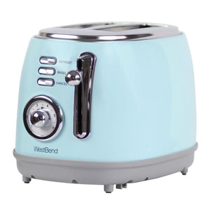 West Bend Retro-Style 1.7L Electric Kettle (Blue)