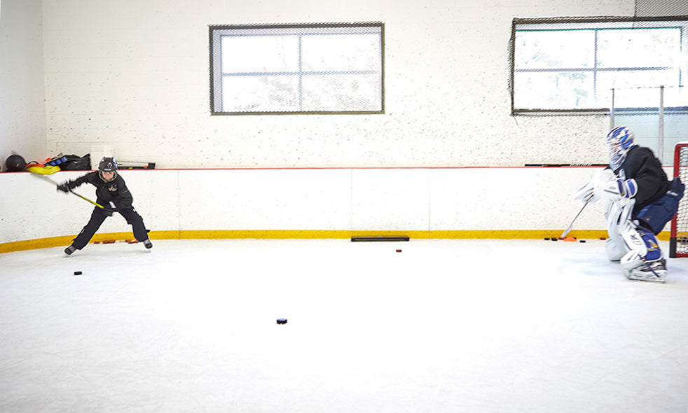 Lion's Den Athletics Ice Pad Rental Goalie & Shooter