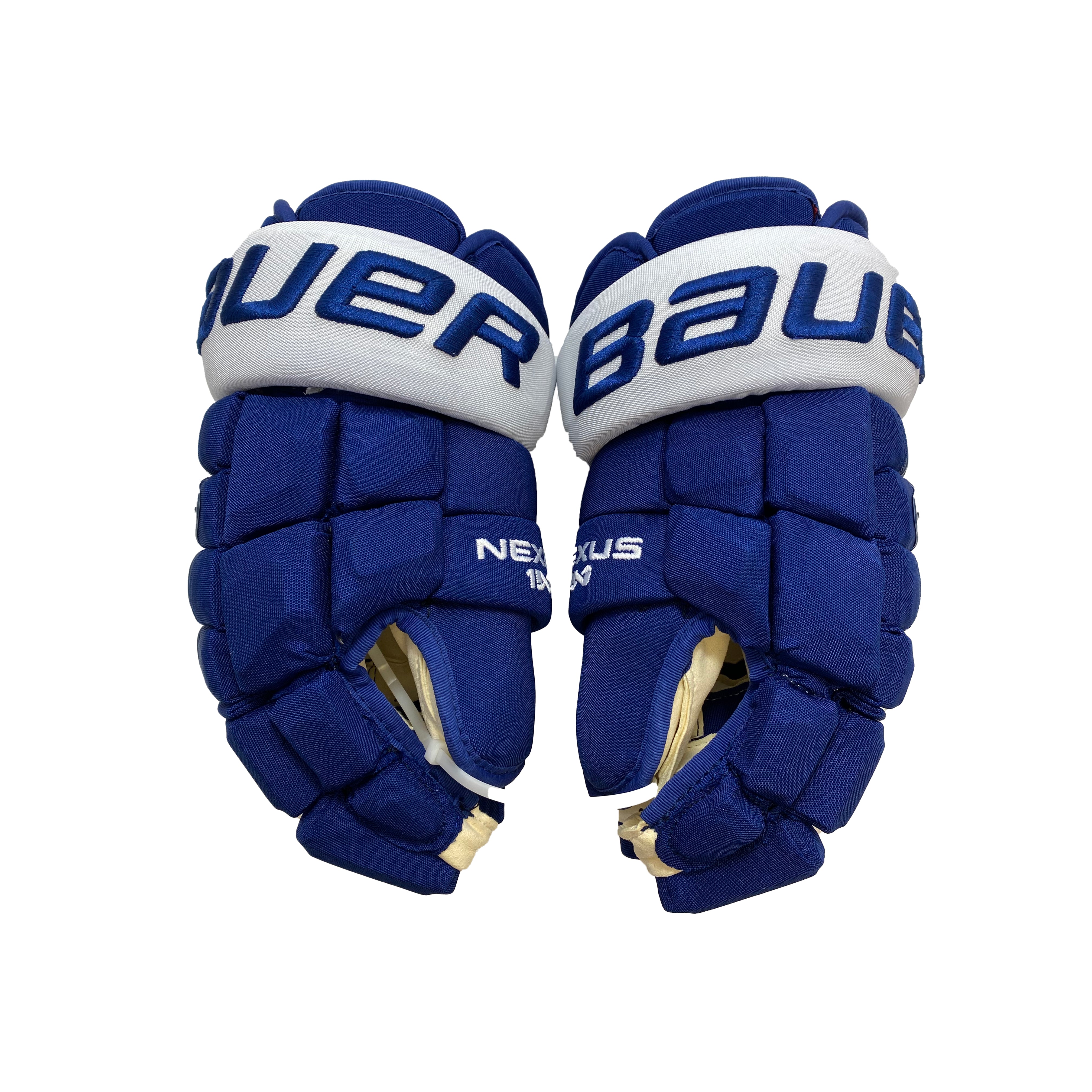 Bauer Nexus 1N - Toronto Maple Leafs - Pro Stock Hockey Gloves - Team Issue