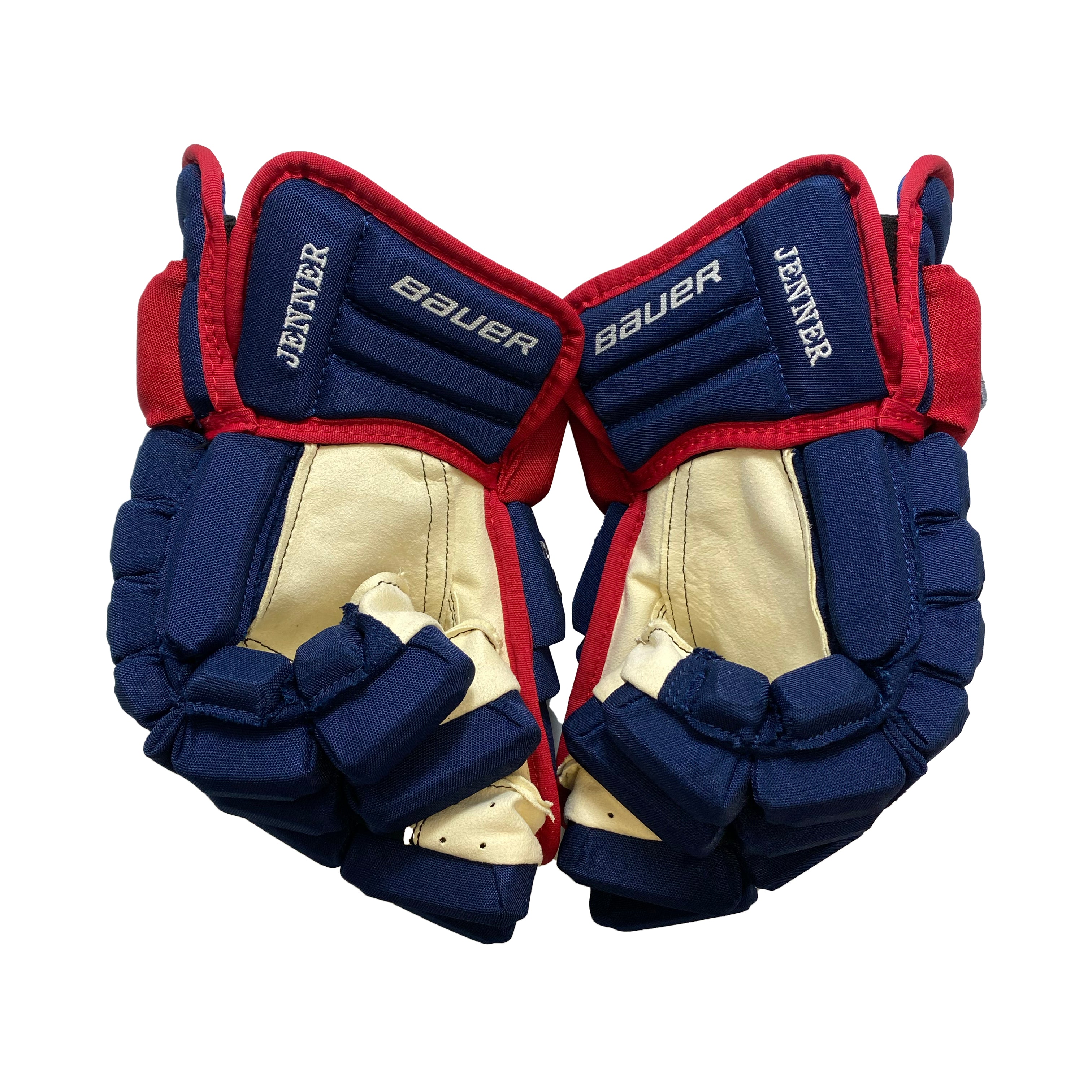 Bauer 2NPro - Columbus Blue Jackets - Pro Stock Hockey Gloves - Boone Jenner