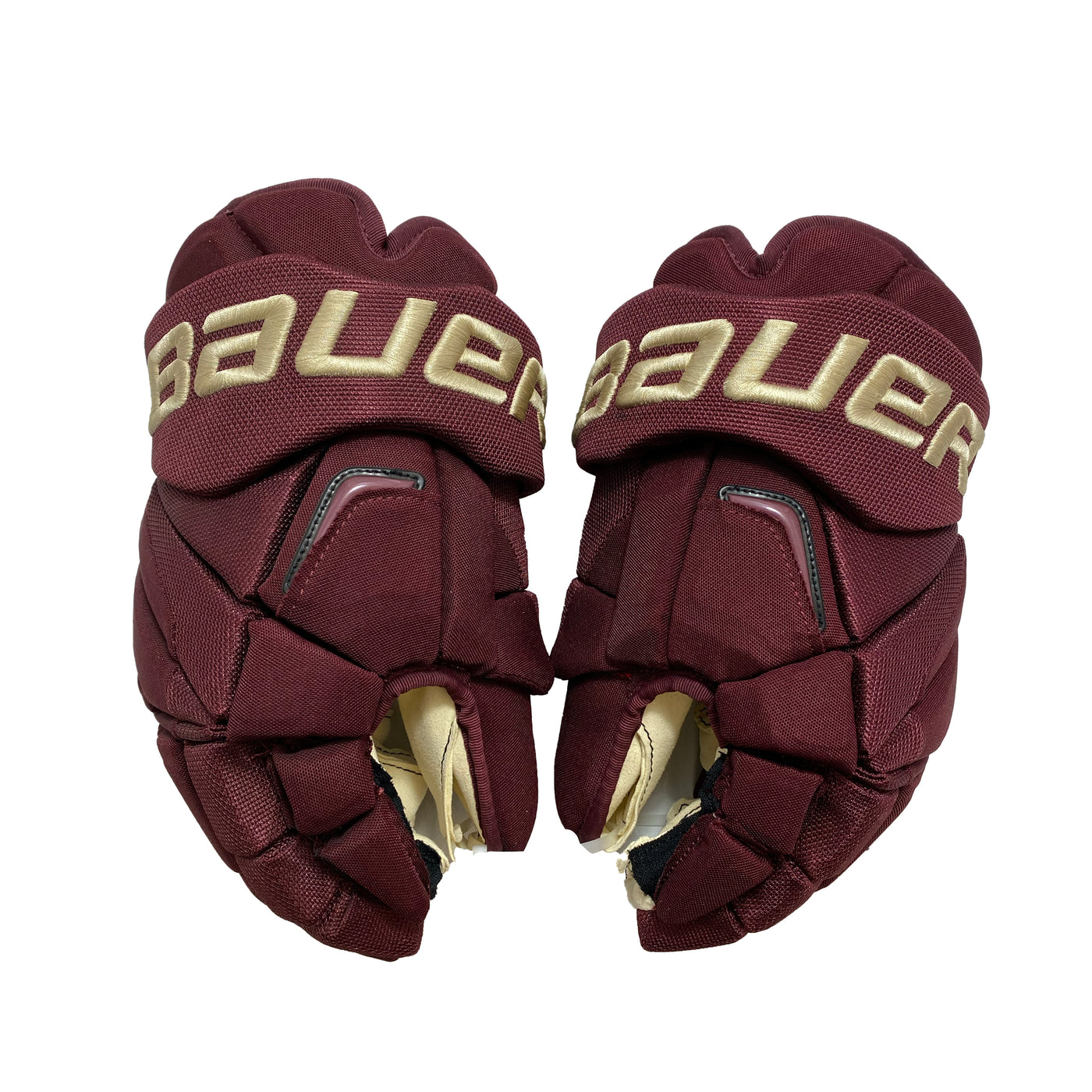 Bauer Vapor APX2 Pro - Vancouver Canucks 2014 Heritage Classic - Pro Stock Gloves - Luca Sbisa