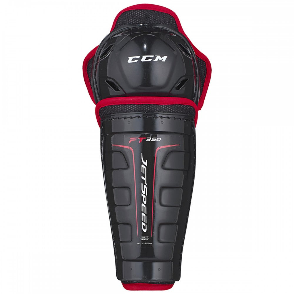 CCM Jetspeed FT350 Youth Hockey Shin Guards