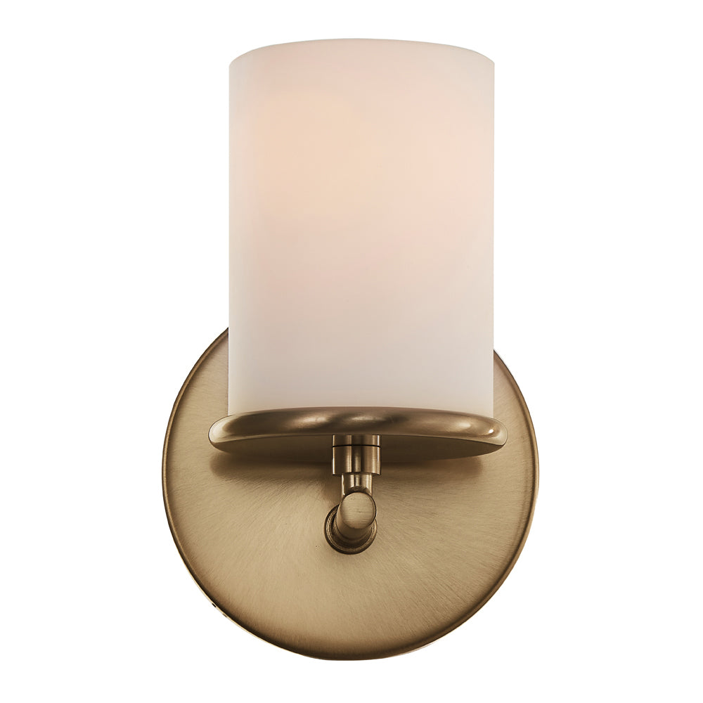 single wall sconce bathroom