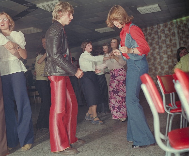 Glam Rock 70s Jeans by Jawbreaker - Dark Fashion Clothing