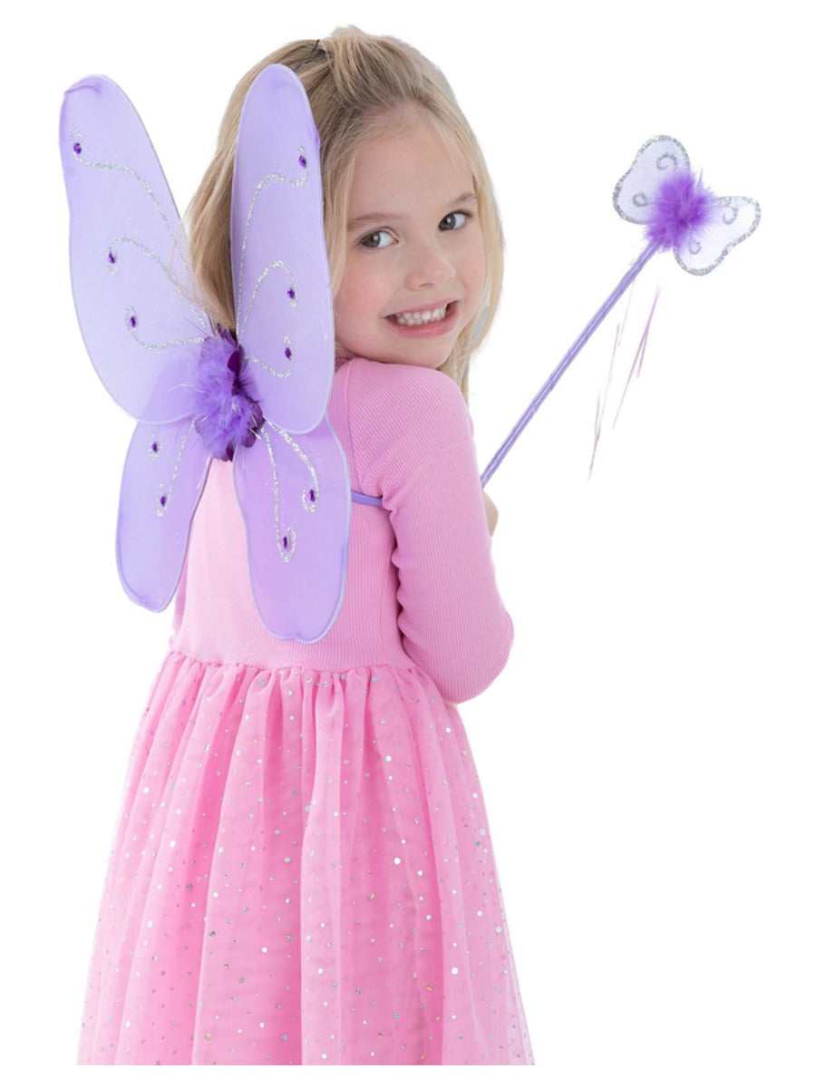 Click to view product details and reviews for Smiffys Butterfly Wings Wand Purple Fancy Dress.