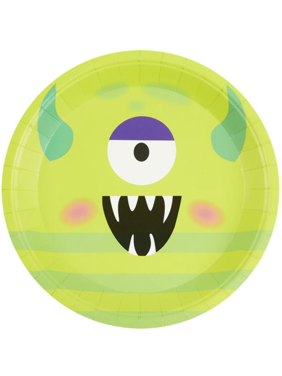 Click to view product details and reviews for Monster Tableware Green Party Plates X8.