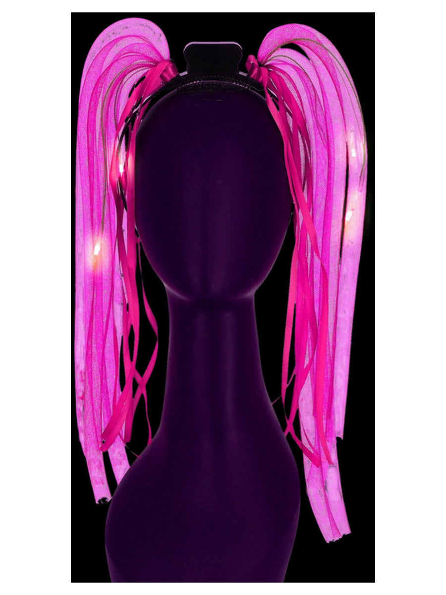 Click to view product details and reviews for Led Light Up Pink Spaghetti Headband.