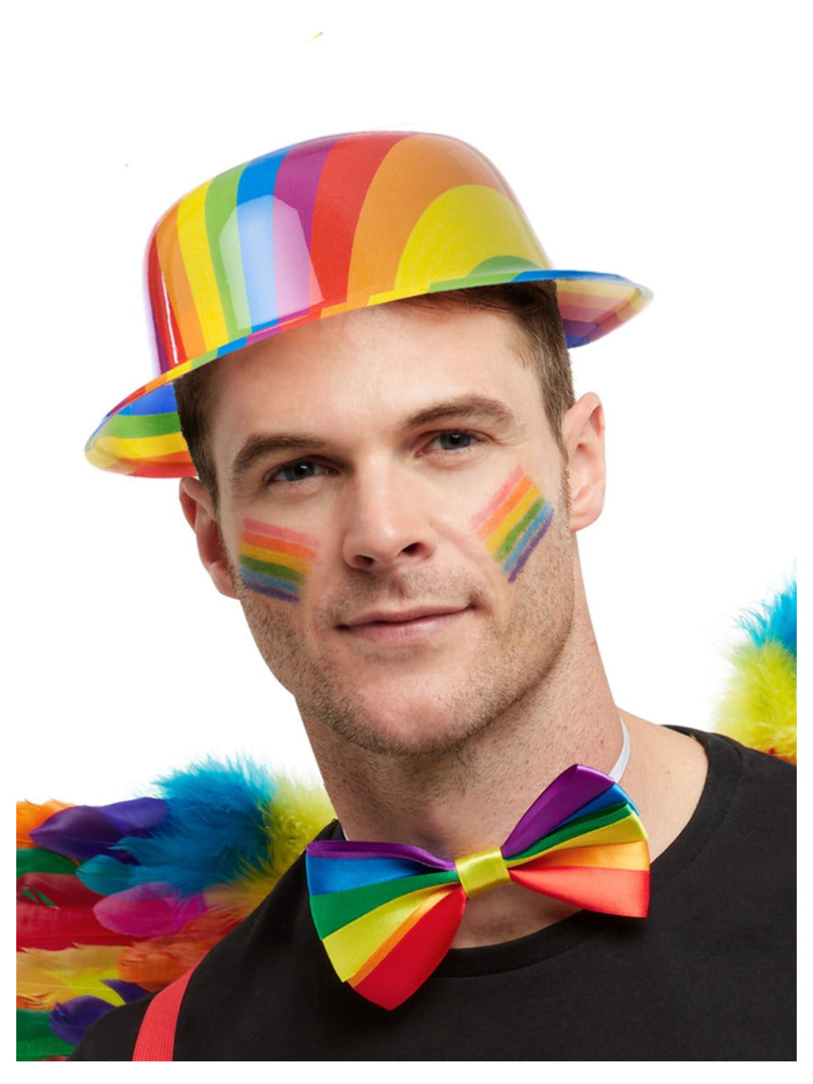 Click to view product details and reviews for Pride Rainbow Bowler Hat.