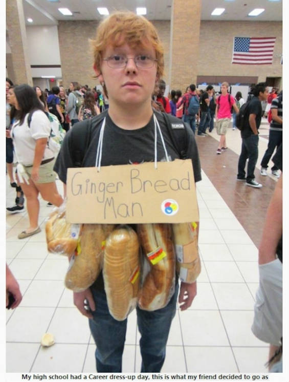 ginger bread man costume