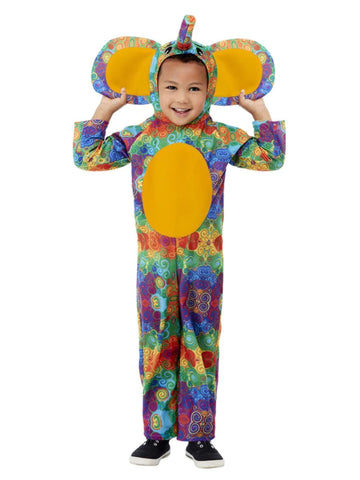 colourful elephant toddler costume