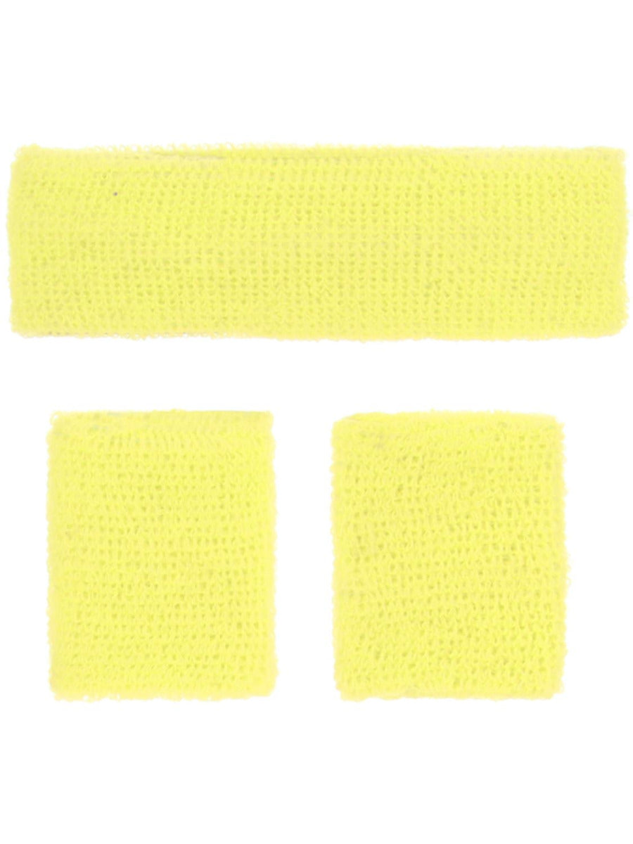 Click to view product details and reviews for 80s Neon Sweatbands Yellow.