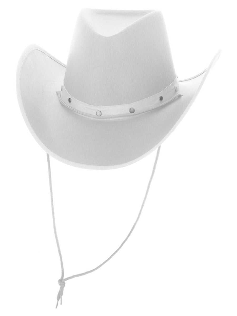 White Cowboy Hat Felt