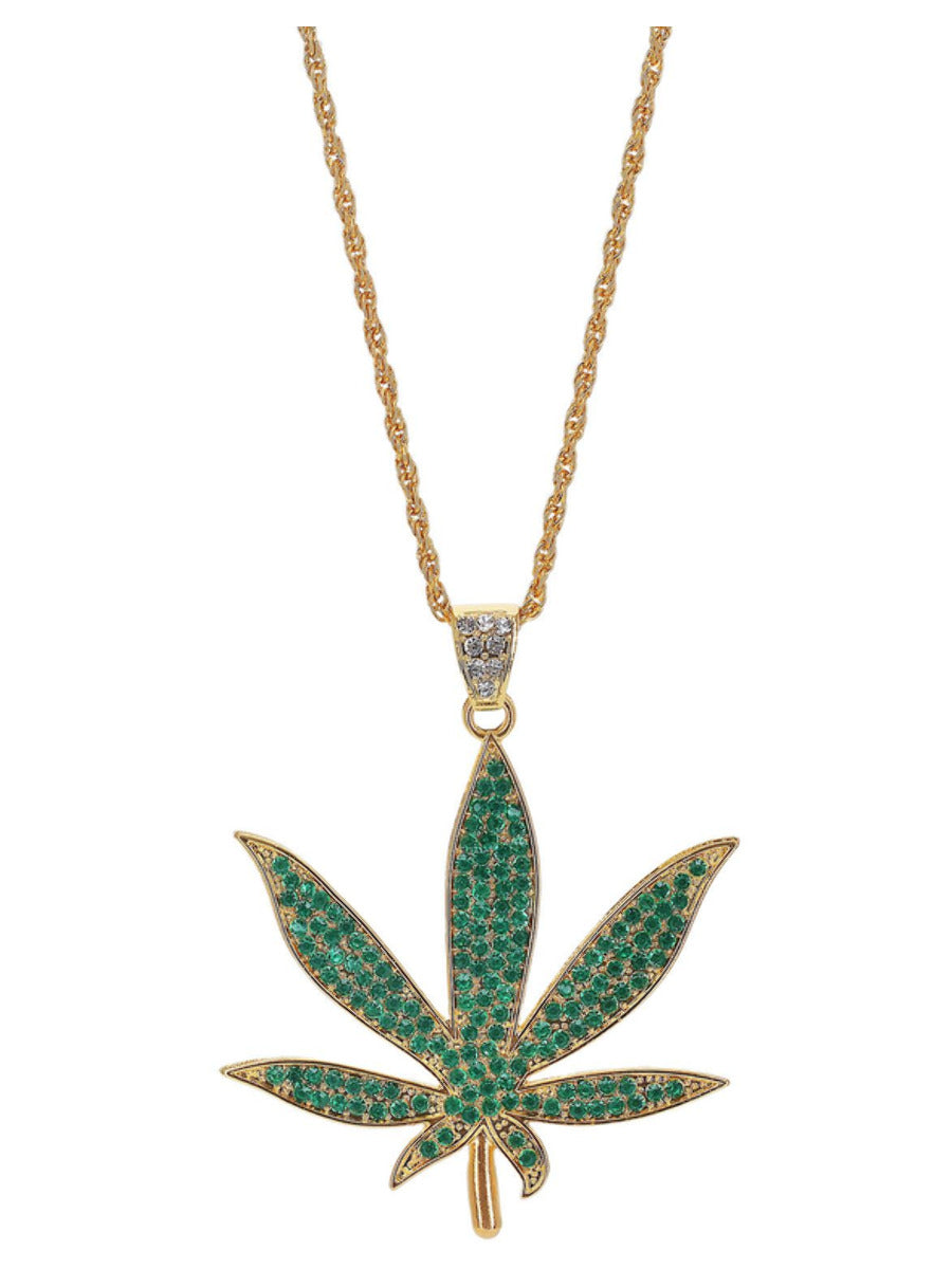 Click to view product details and reviews for 90s Hemp Bling Medallion Green Diamante.