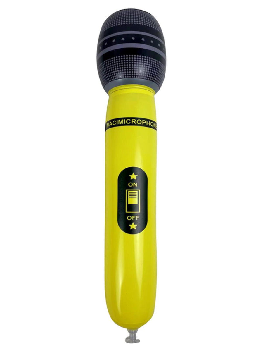 Click to view product details and reviews for Inflatable Microphone Neon Yellow.