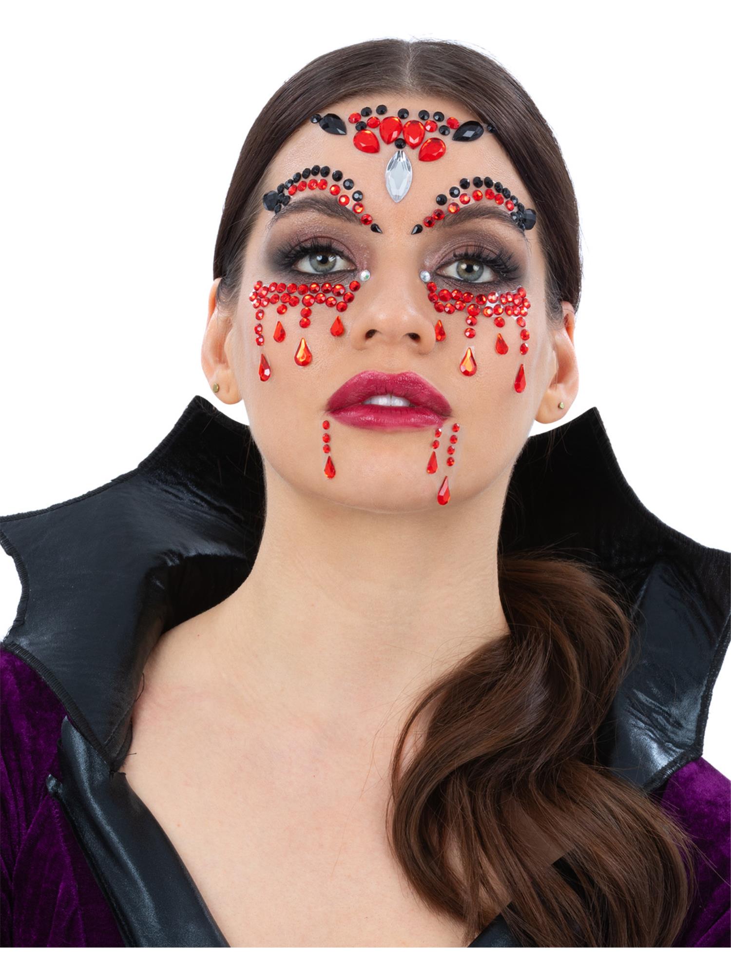 Smiffys Make Up Fx Vampiress Face Jewels