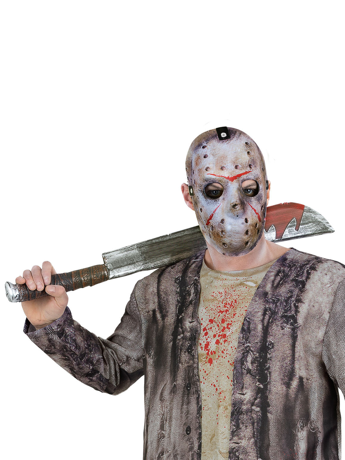Click to view product details and reviews for Friday The 13th Jason Voorhees Machete Mask Kit.