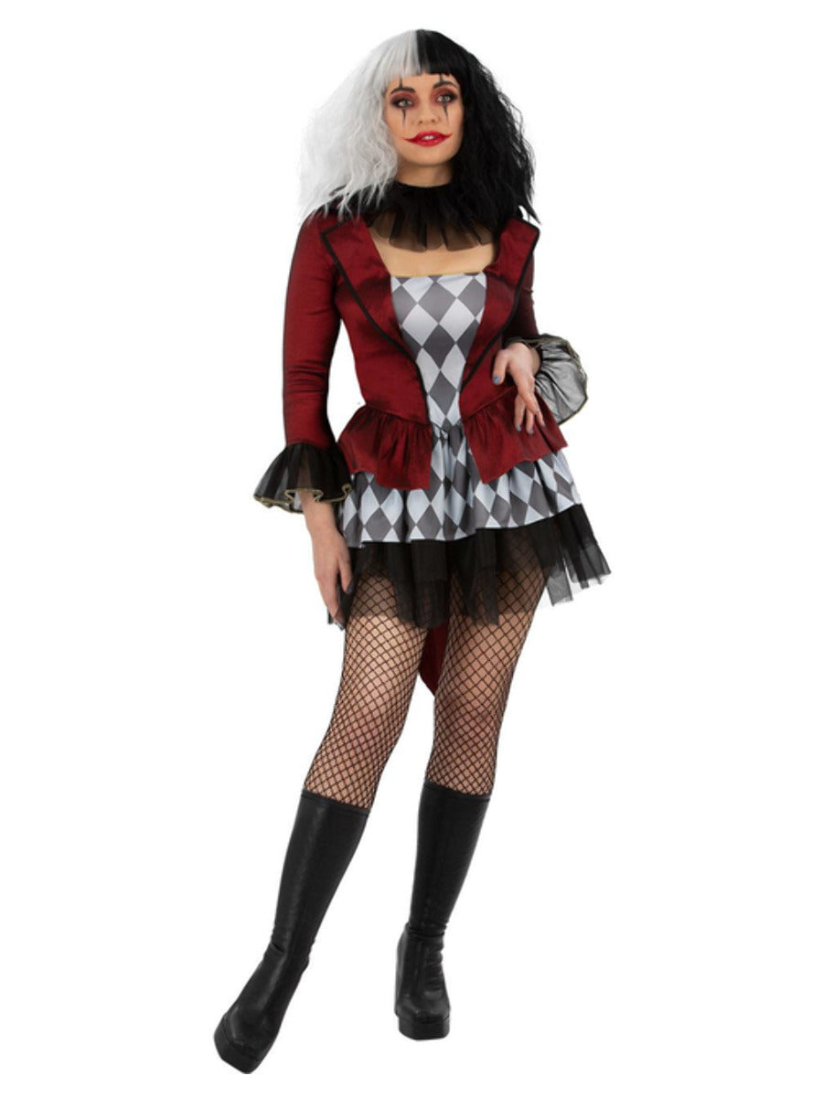 Evil Jester Costume X Small Uk 4 6