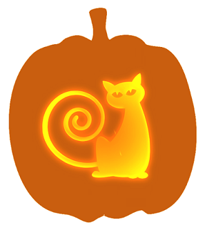 cat pumpkin