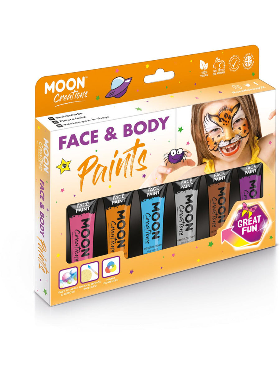 Click to view product details and reviews for Moon Creations Face Body Paint Adventure Boxset.